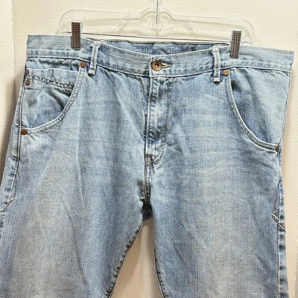 Levi’s Silvertab Men’s Jeans Y2K 2008 38x32 Straight Leg Slim Fit